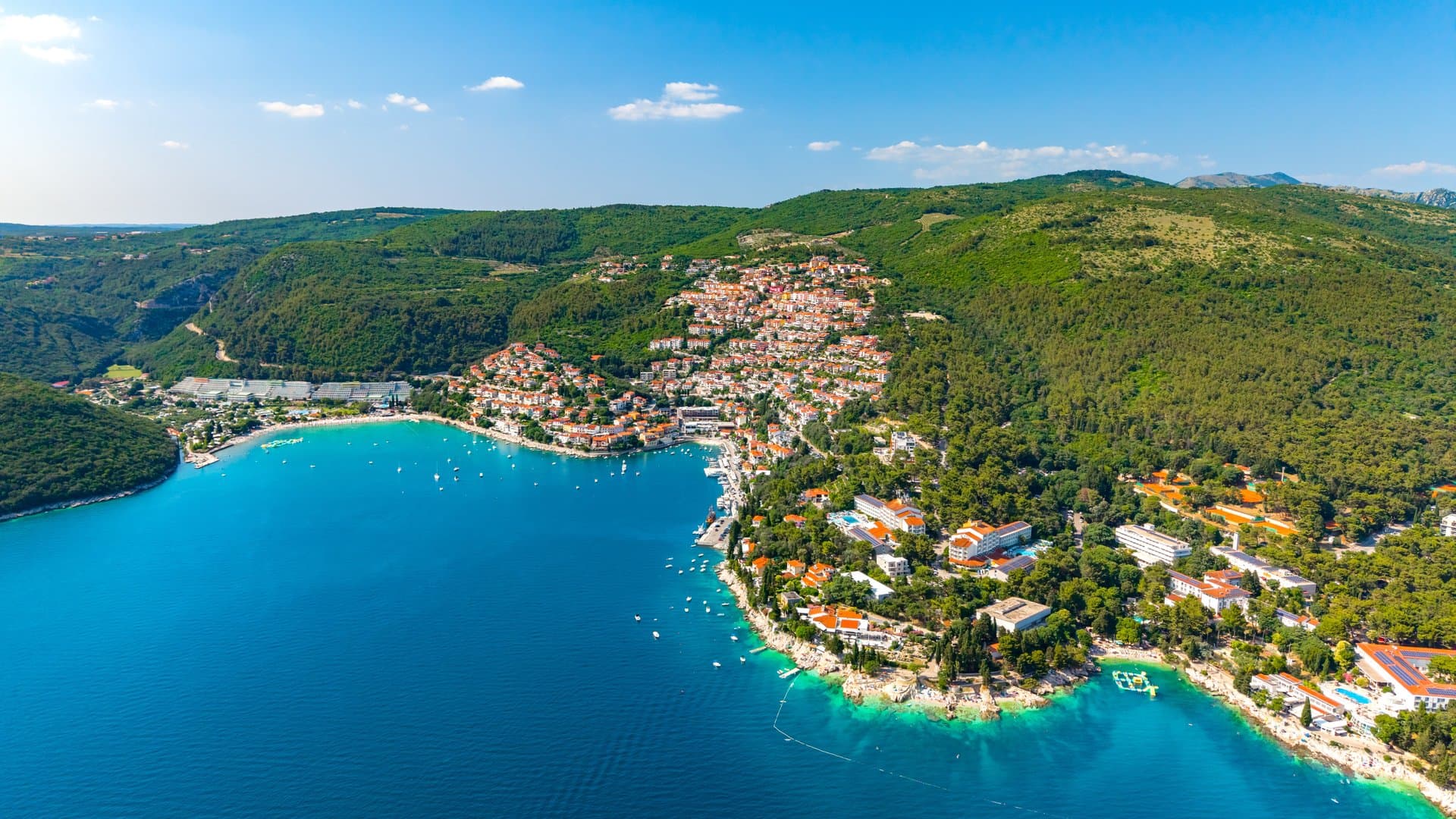 The large tourist crowds in Istria usually start arriving in early July.