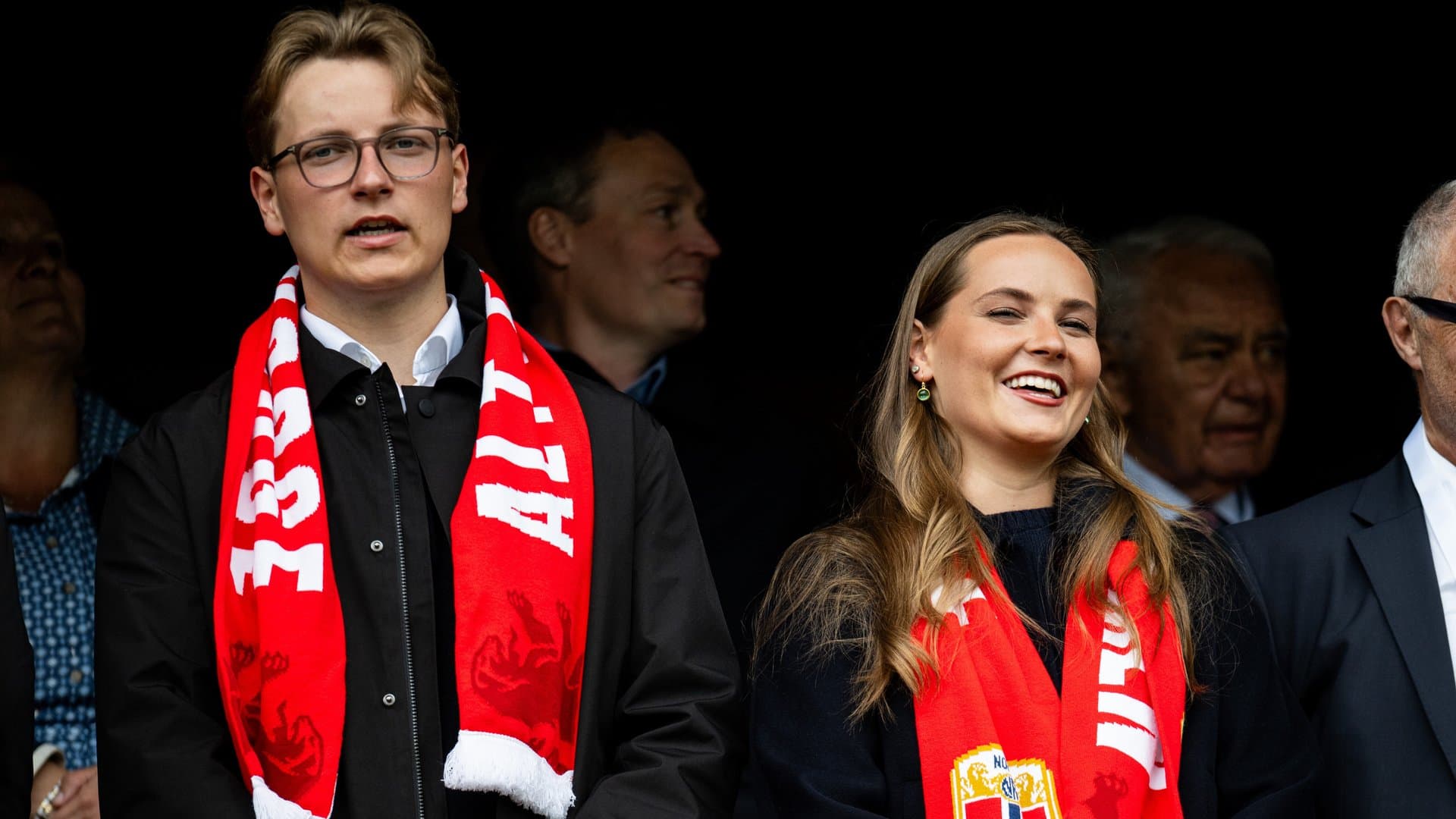 Sverre Magnus and Ingrid Alexandra attended a women's national team match last week.
