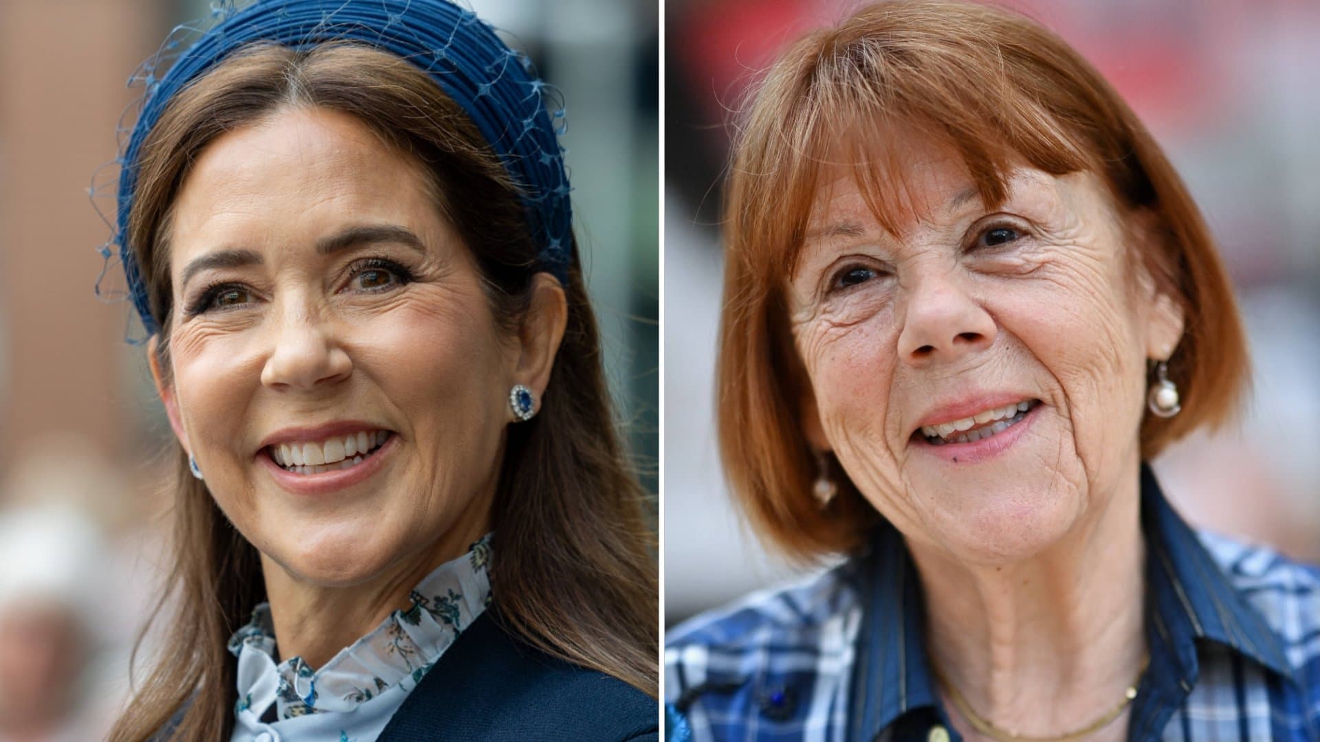 Gisèle Pelicot (r.) is in Denmark and also met with Queen Mary.