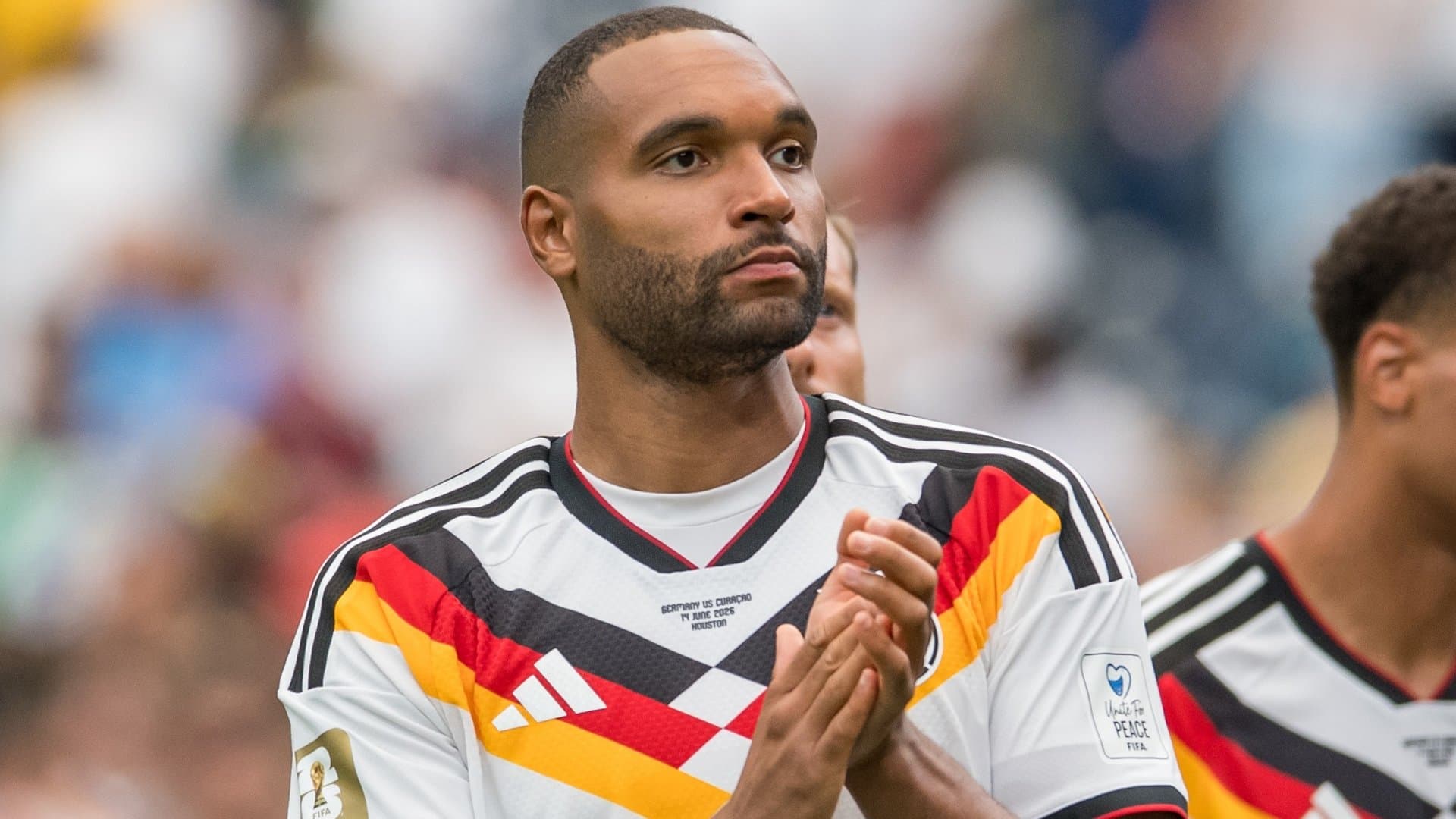 Jonathan Tah in the match against Curaçao.