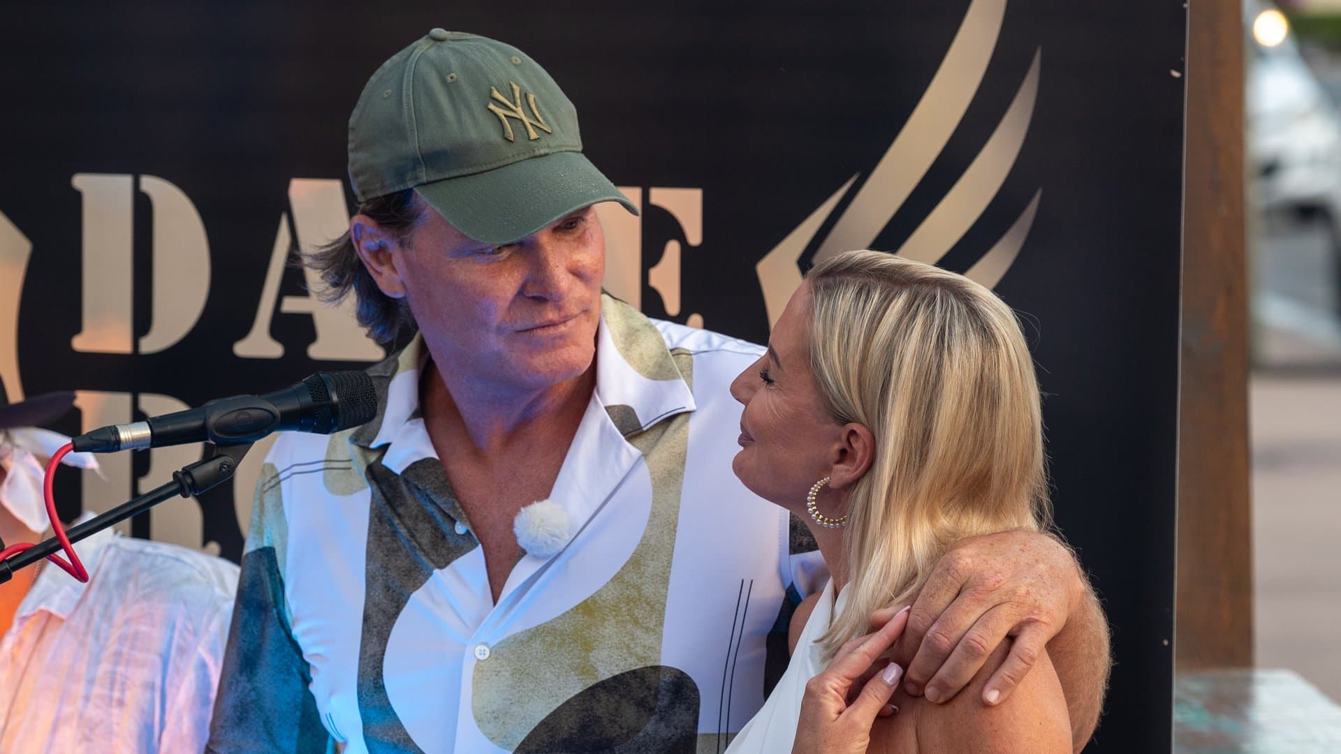 Steff Jerkel and Peggy at an event in 2024 in Cala Ratjada.