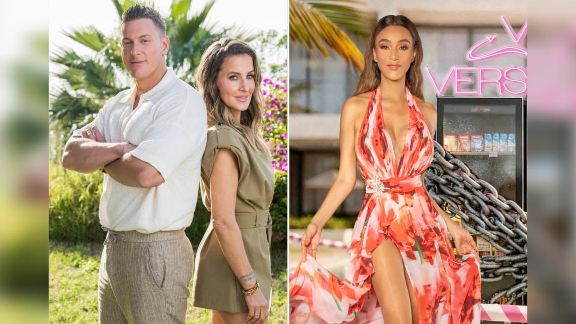 From left: Calvin Kleinen and Charlotte Engelhardt host "Bad Boyfriends," Verona Pooth presents "Villa der Versuchung."