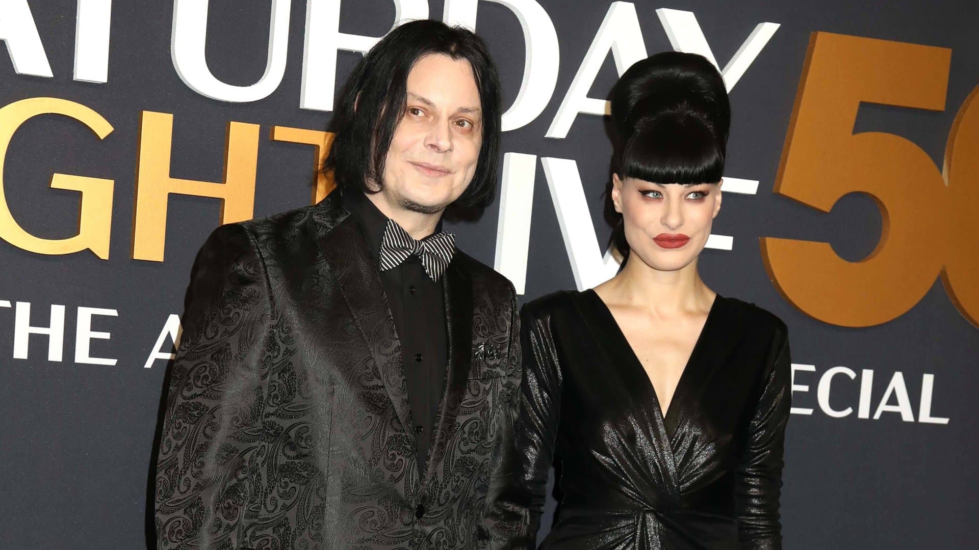 Jack White and Olivia Jean at a joint appearance.