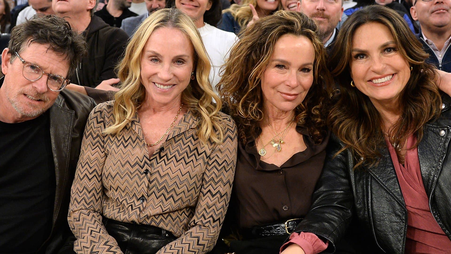 Connected by a friendship spanning decades: Jennifer Grey and Tracy Pollan.