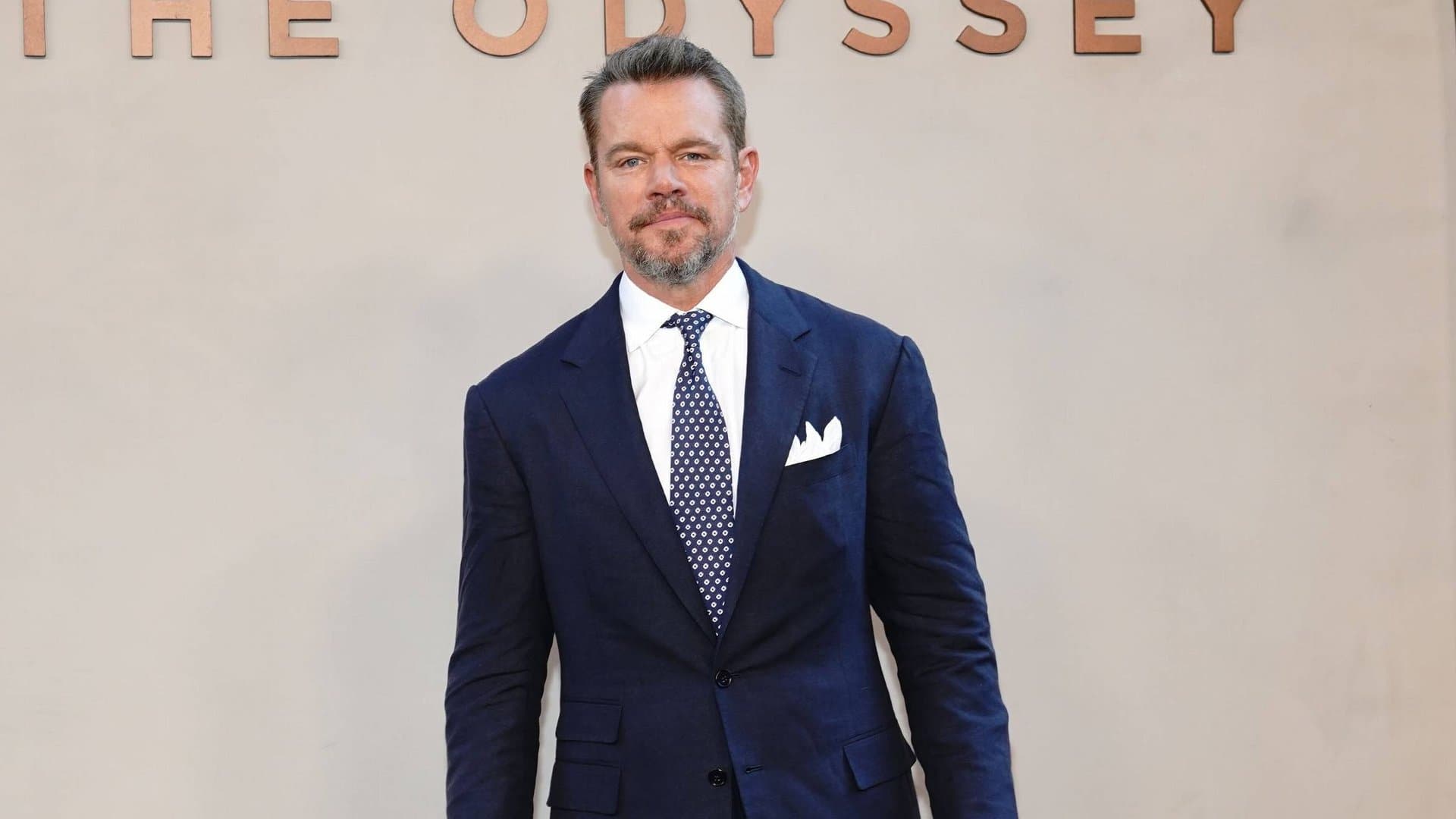 Matt Damon: These days, health comes first for him.
