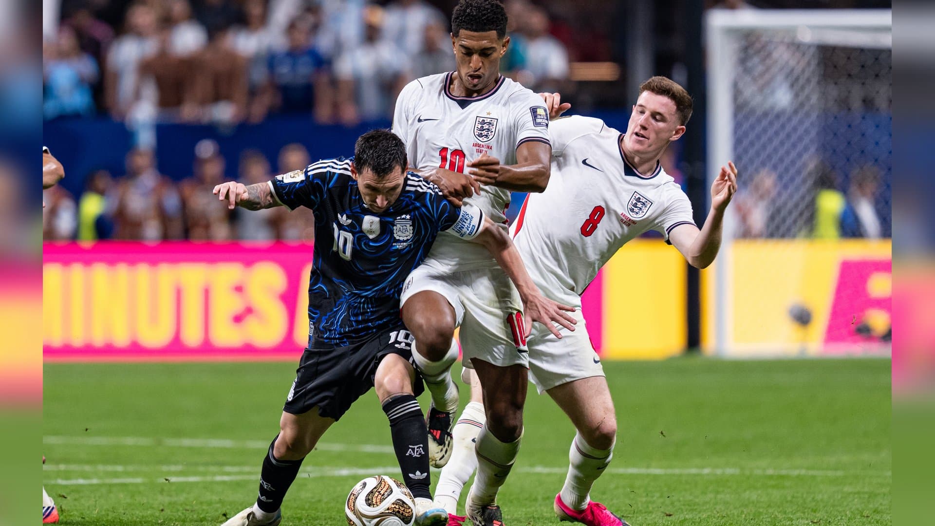 Jude Bellingham und Co. mussten sich am Mittwoch gegen das Team um Messi geschlagen geben.
