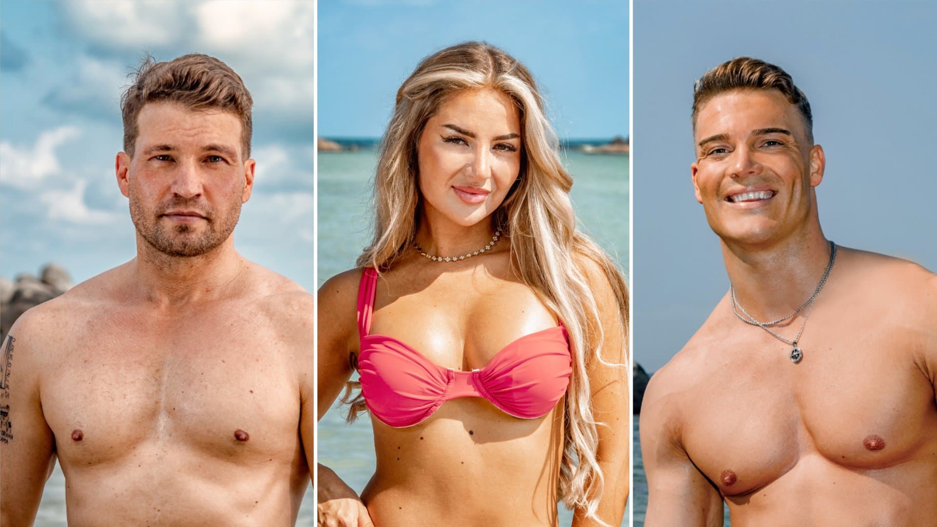 Raúl (left), Emma and Marwin are part of season six of "Are You The One? Realitystars in Love".