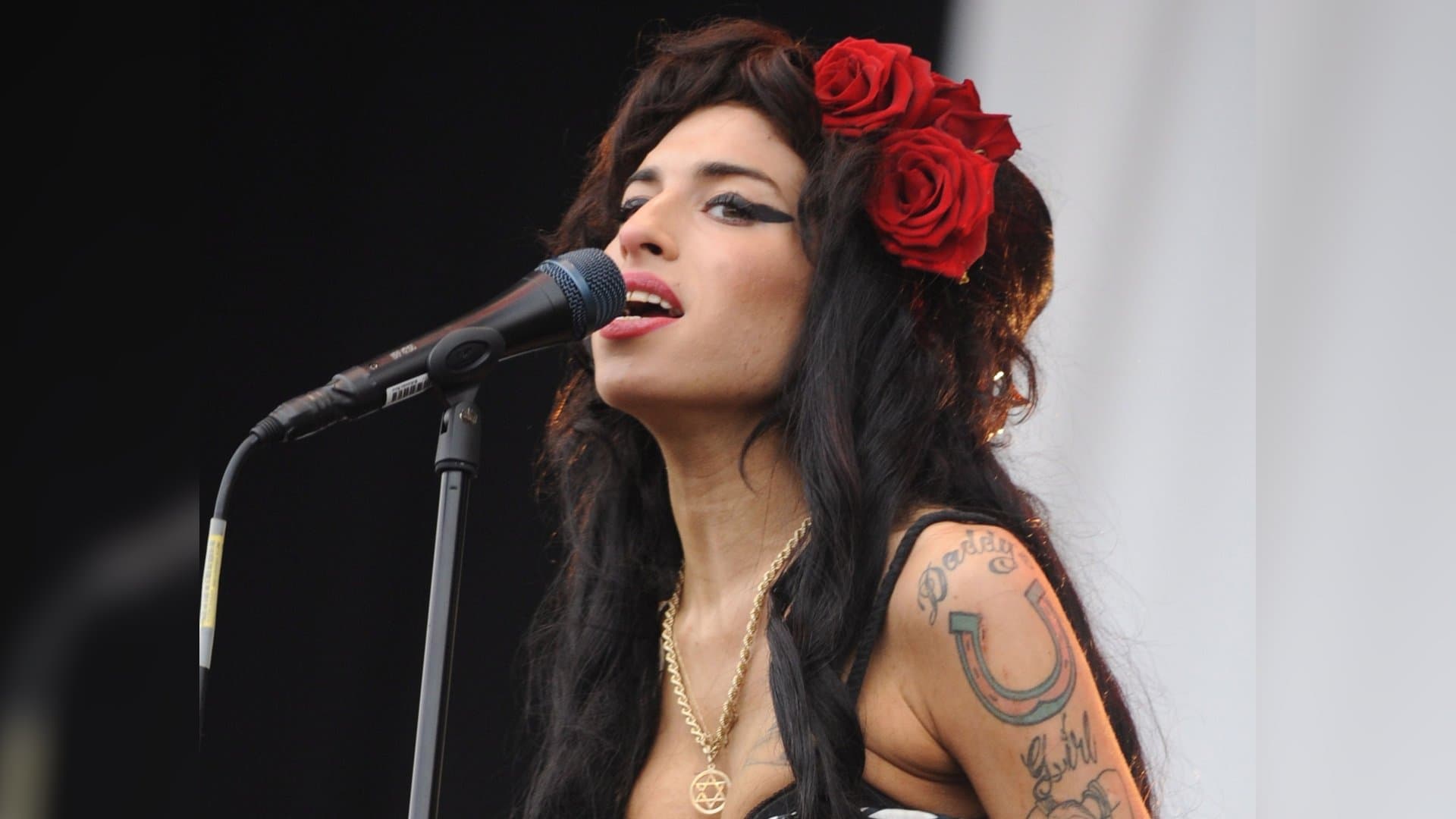 Amy Winehouse in 2008 at the peak of her success.