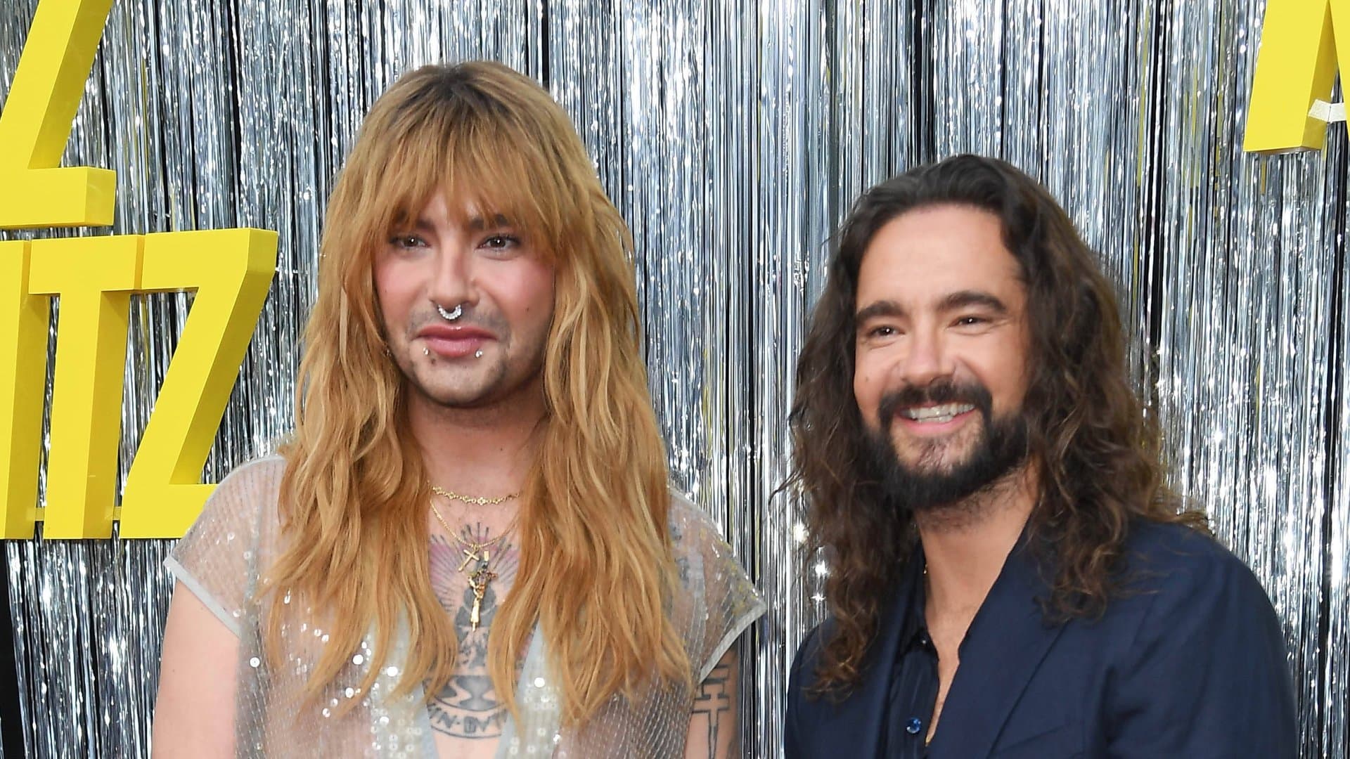 Bill (l.) und Tom Kaulitz bei der Premiere der dritten Staffel von "Kaulitz & Kaulitz" in Berlin.