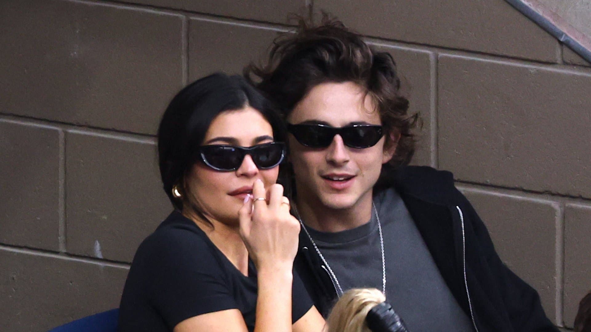 From now on officially a couple: Kylie Jenner and Timothée Chalamet at the US Open in New York.