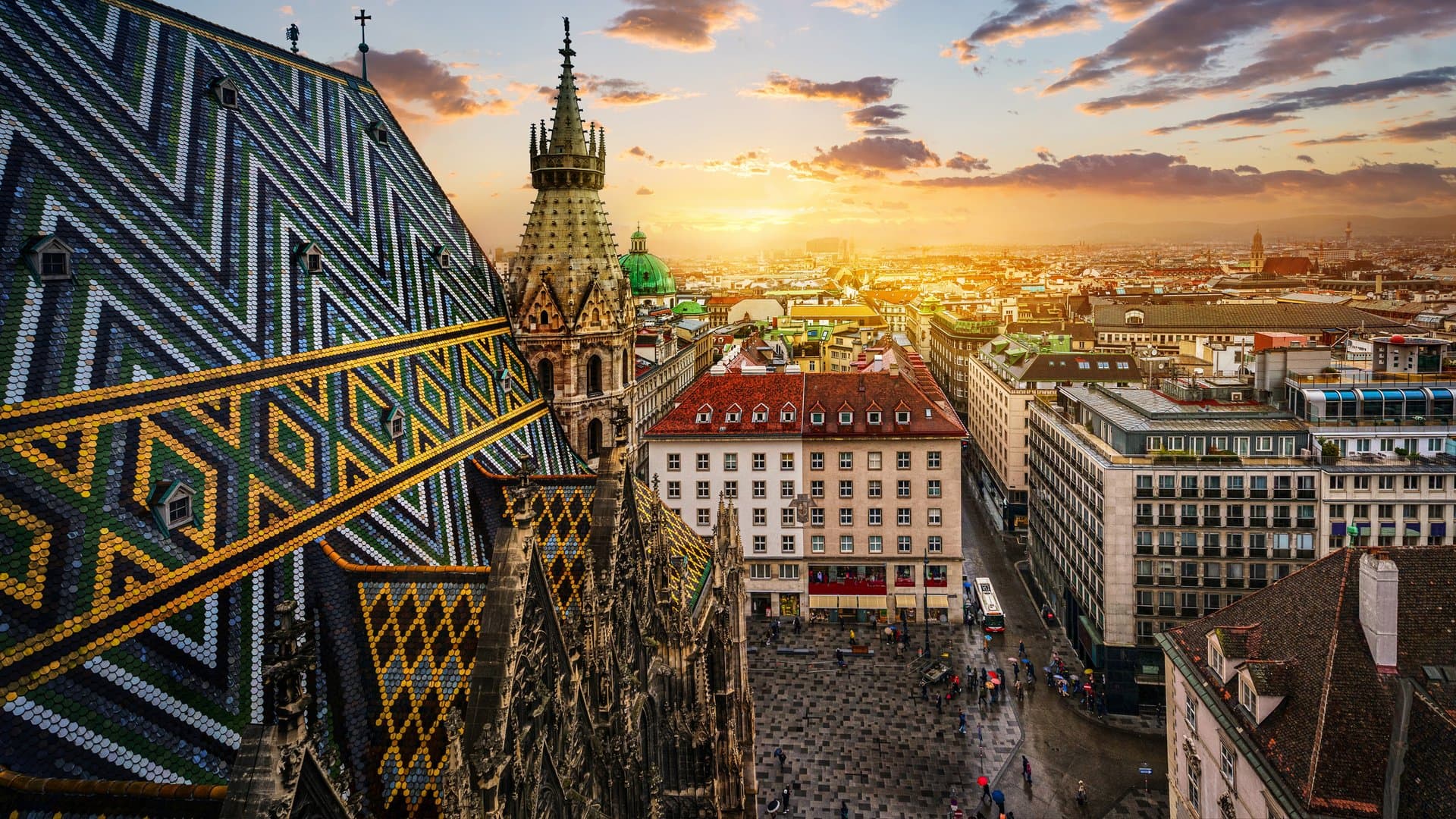 Blick vom Stephansdom über Wien: Die österreichische Hauptstadt zählt seit Jahren zu den lebenswertesten Städten der Welt.