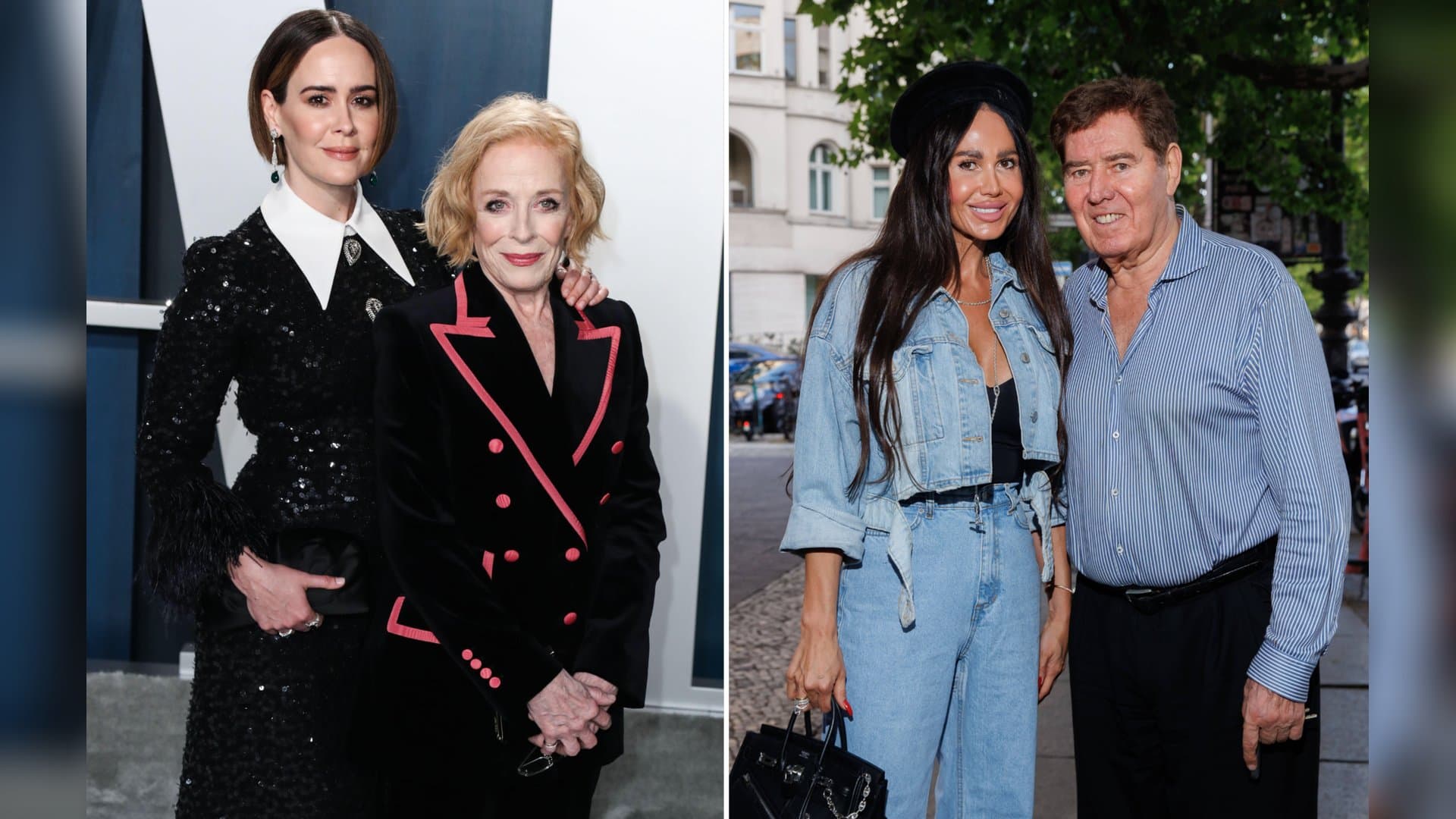 Sarah Paulson (l.) und ihre Partnerin Holland Taylor trennen 32 Jahre, Jack White und seine Frau Raffaela Nußbaum 44 Jahre.
