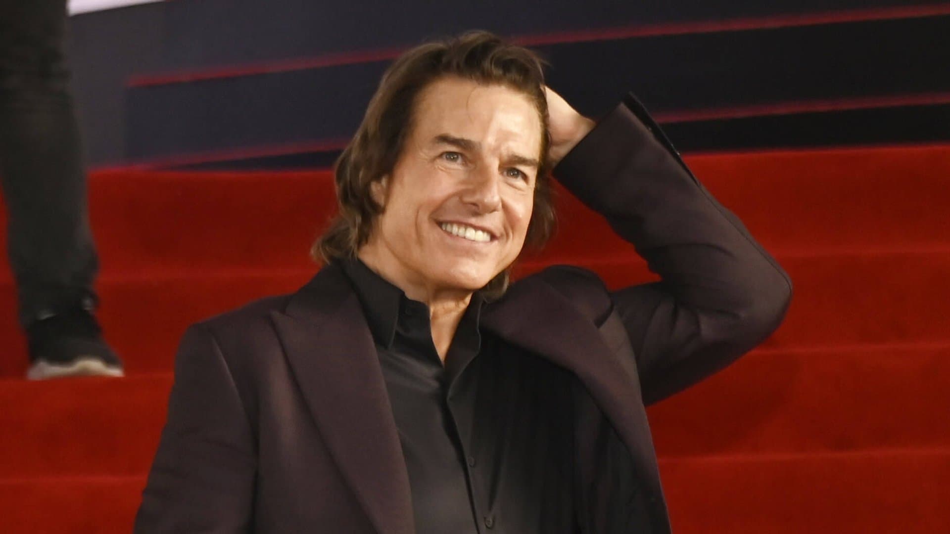 Not a pound too much and his hair is perfect too: This is how movie audiences know action star Tom Cruise.