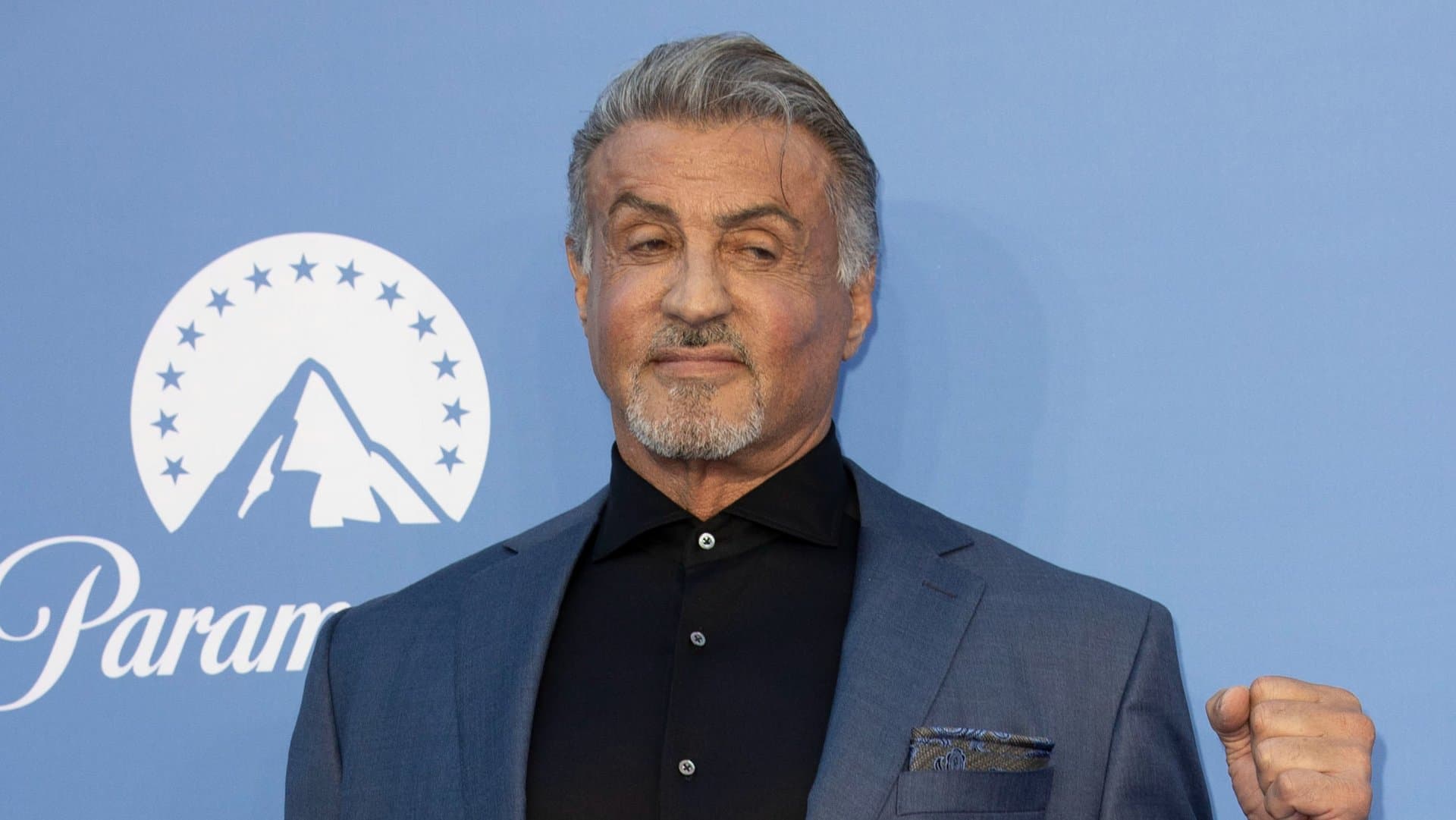 Still not a bit tired even at 80 years old: Sylvester Stallone radiates energy.