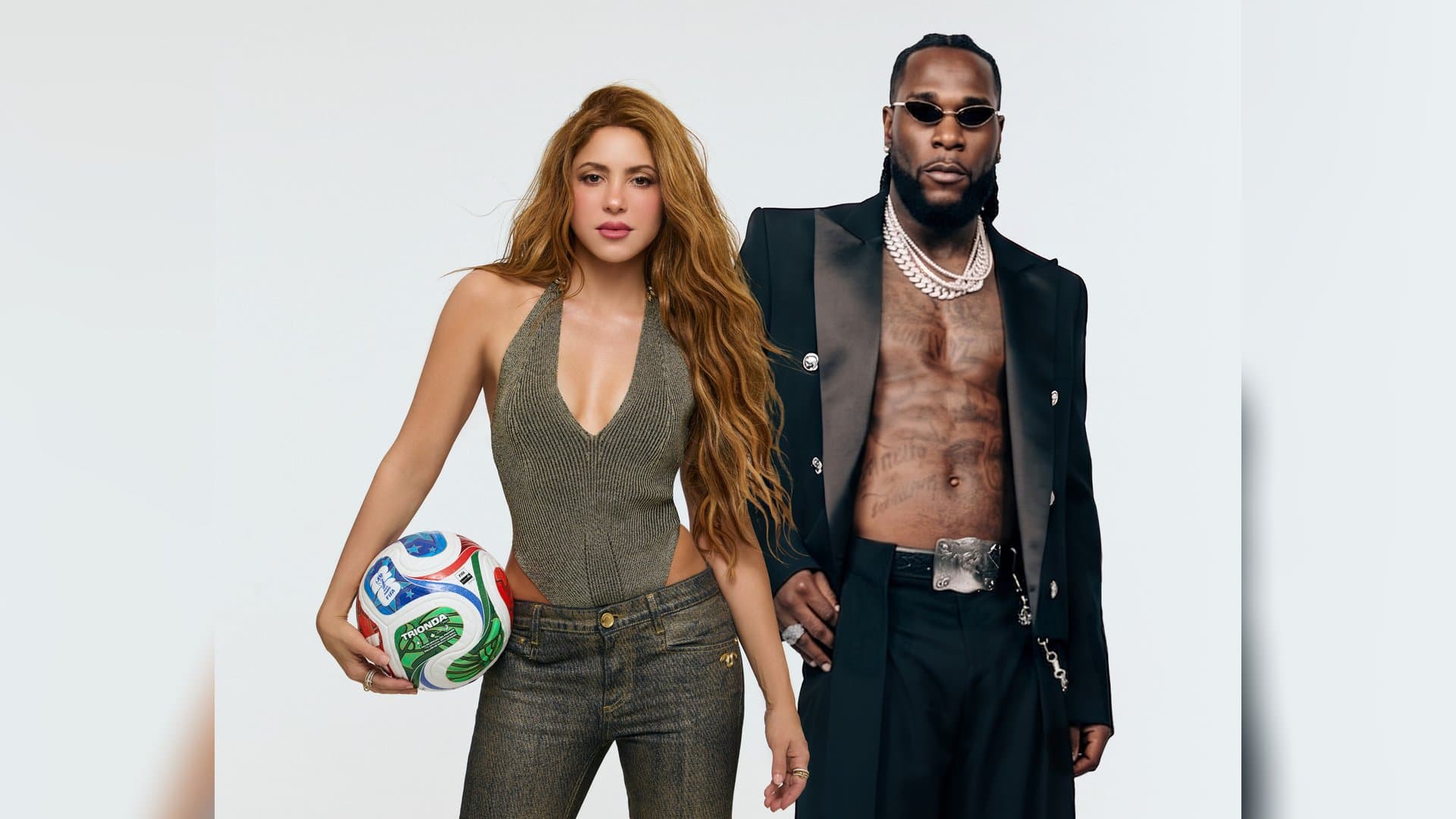 Shakira and Burna Boy contributed "Dai Dai" as the official song for the 2026 FIFA World Cup.