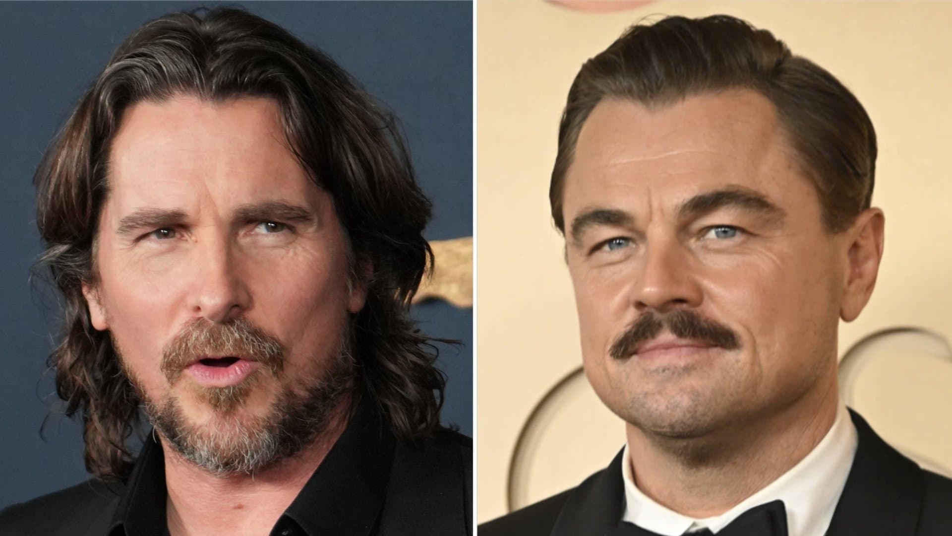 Christian Bale (l.) und Leonardo DiCaprio schlüpfen für "Heat 2" in die Kultrollen von Al Pacino und Val Kilmer.