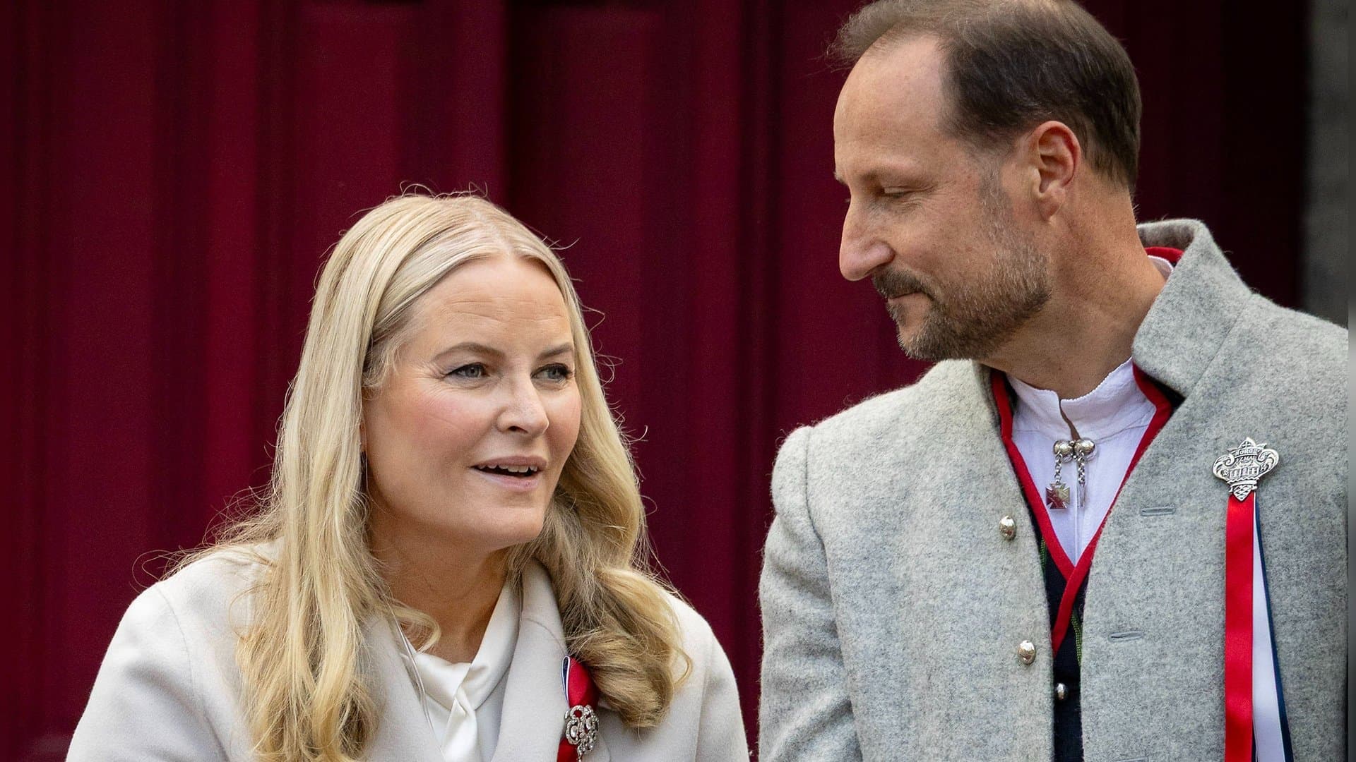 Haakon and Mette-Marit stand together during this difficult time.
