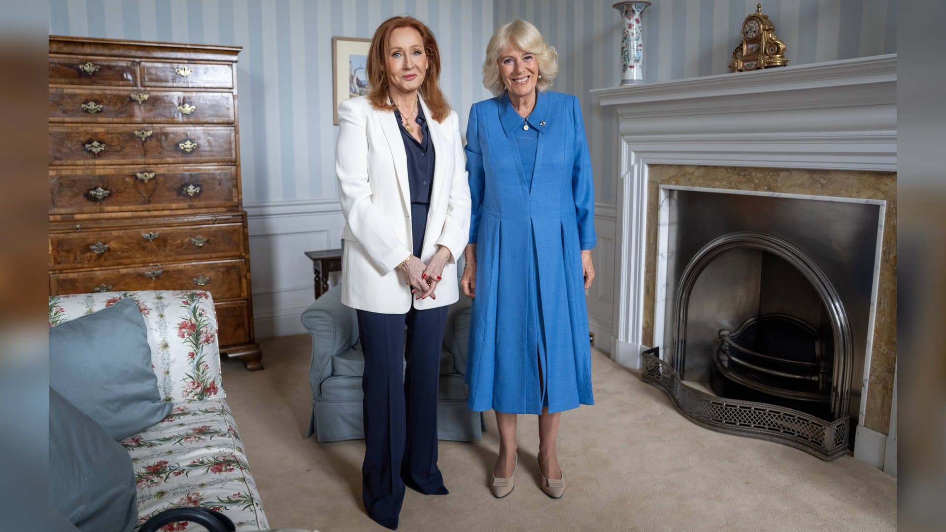 J.K. Rowling and Queen Camilla met in Edinburgh.