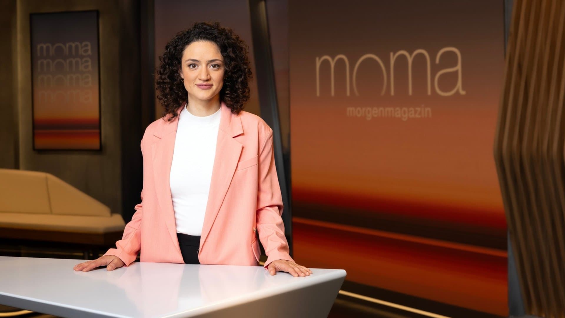 Maral Bazargani at her new workplace.