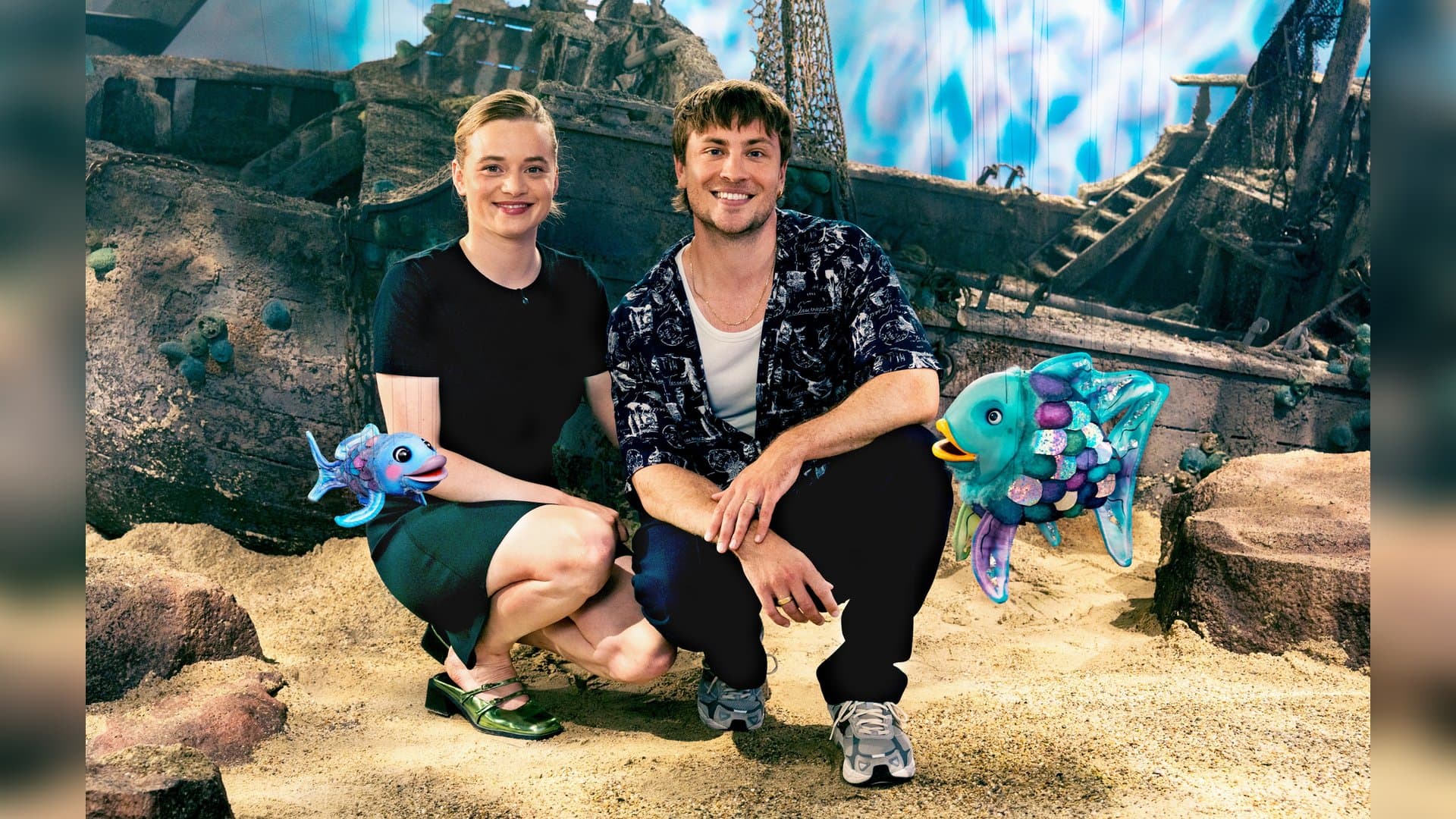 Jannik Schümann and Luna Wedler bring the fish "Rainbow" and "Little Blue" to life with their voices.