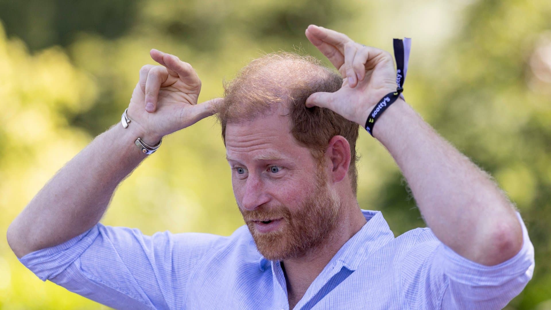 Prinz Harry vor wenigen Tagen während seines Besuchs in seiner Heimat Großbritannien.