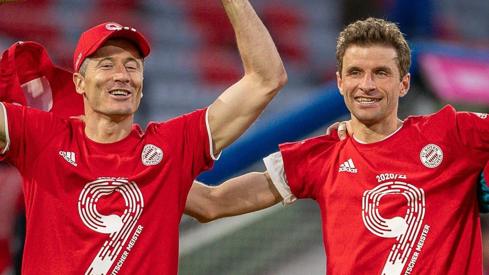 Thomas Müller und Robert Lewandowski - Dreamteam aus gemeinsamen FC-Bayern-Zeiten.