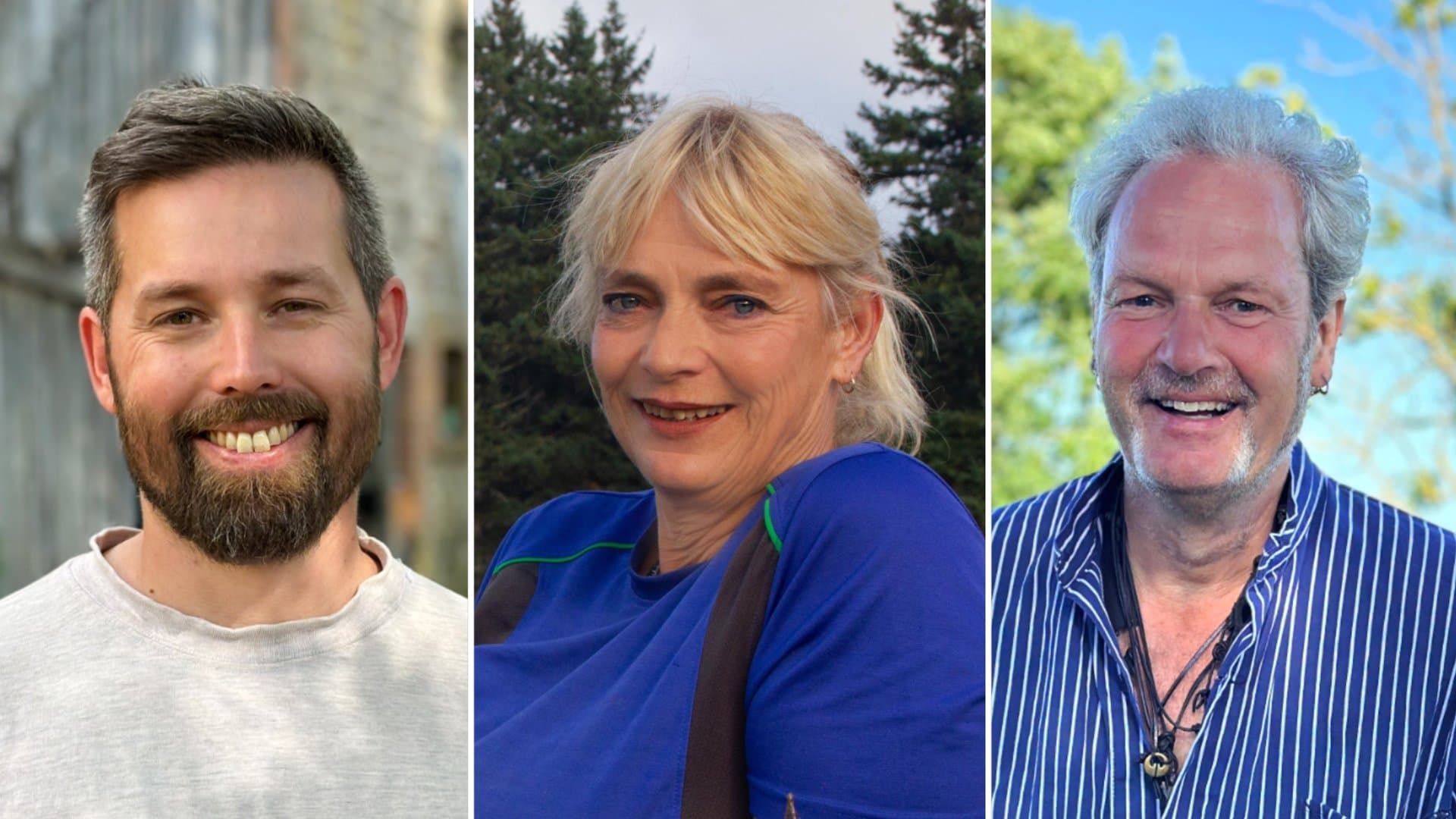 Jakob (l.), Annette und Turner werden in "Bauer sucht Frau International" zu sehen sein. Wer sucht 2026 noch den Partner fürs Leben?