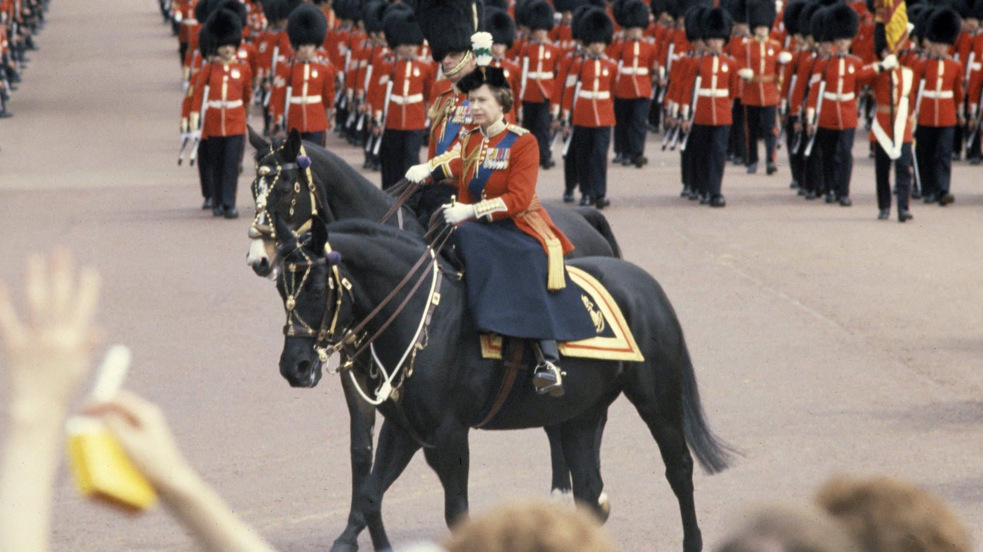 Auf Queen Elizabeth II. wurde 1981 bei "Trooping the Colour" mit Platzpatronen geschossen.