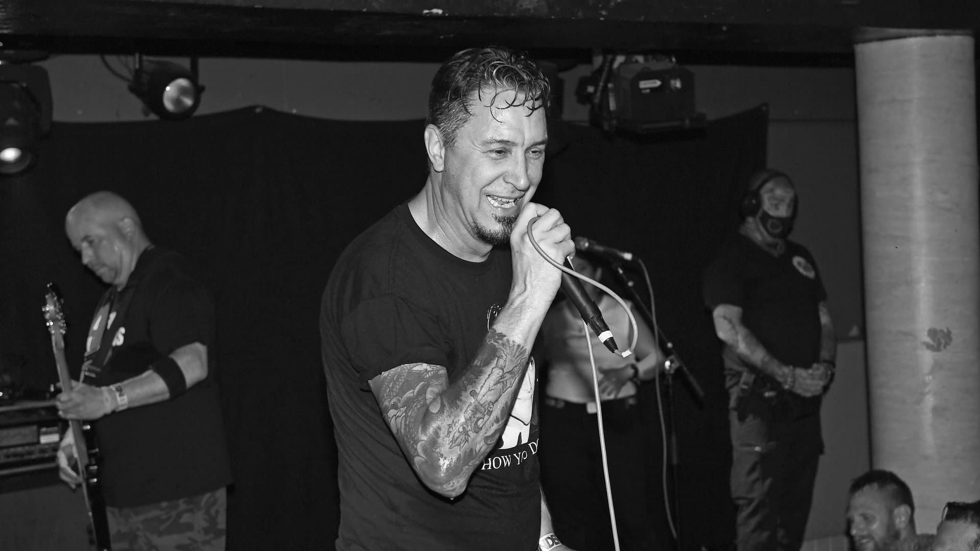 Lou Koller of Sick of It All during a performance in London.