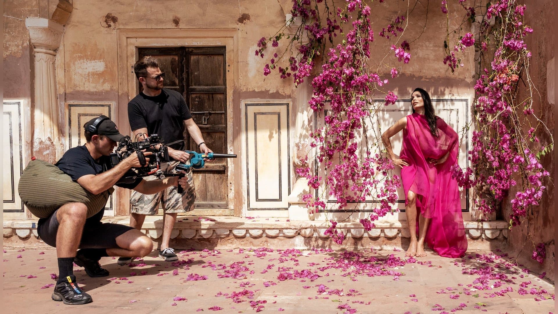 Freida Pinto poses for the upcoming edition of the cult calendar from Pirelli.