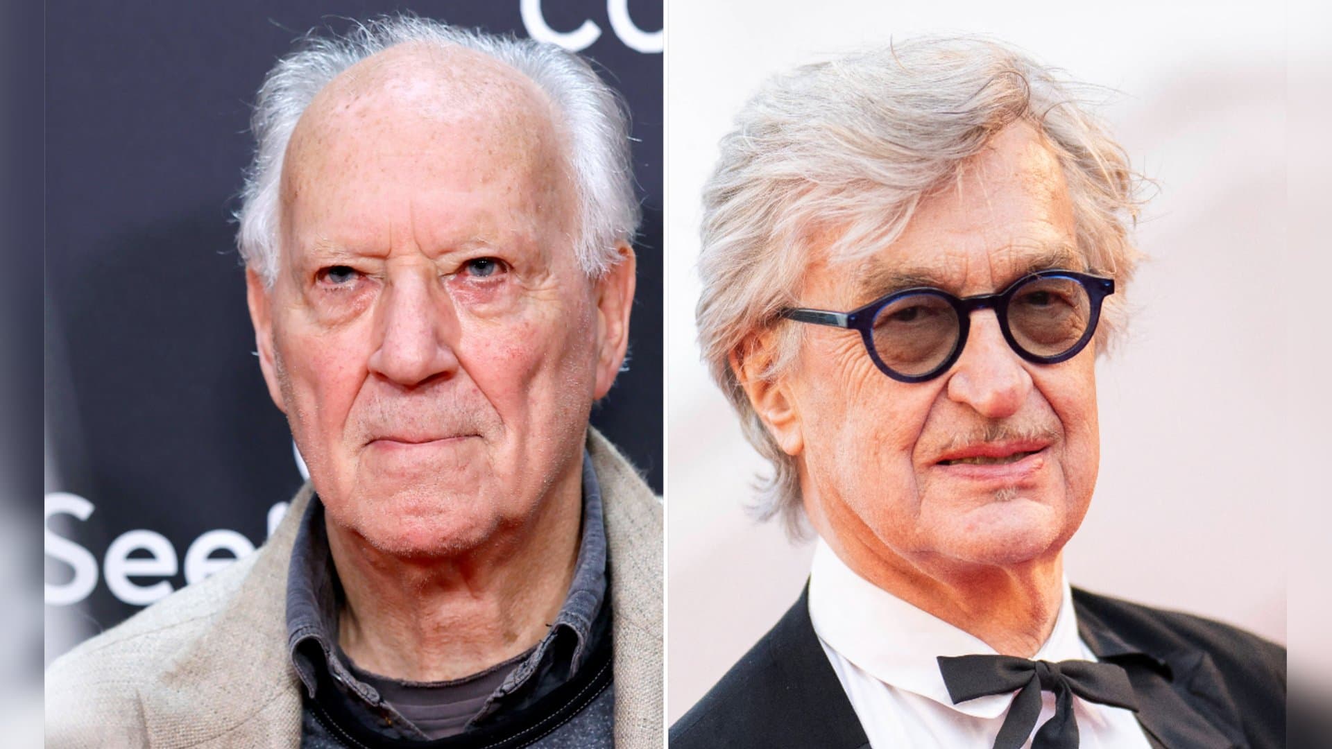 Werner Herzog (left) and Wim Wenders are presenting films at the Venice Film Festival.