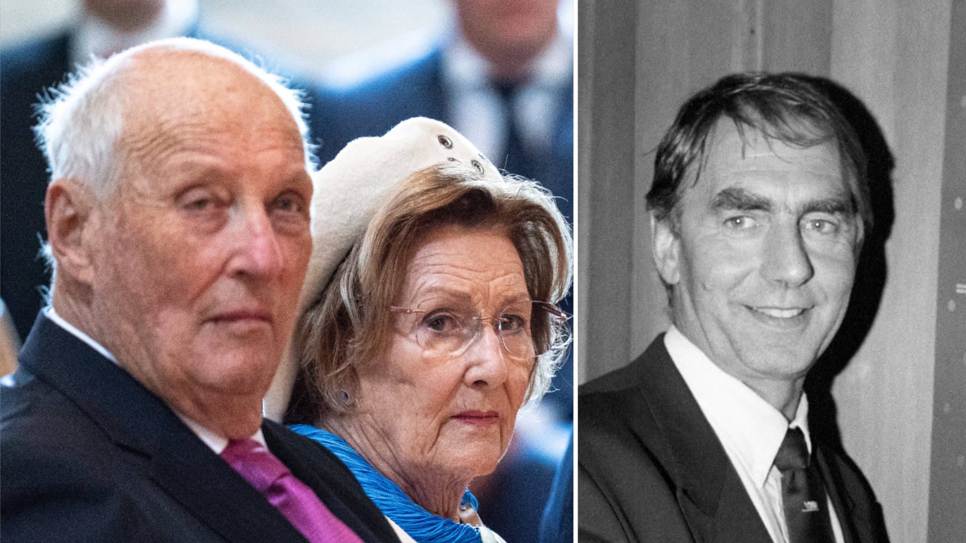 Both King Harald and Queen Sonja were closely connected to Johan Baumann (r.), who passed away at the age of 91.