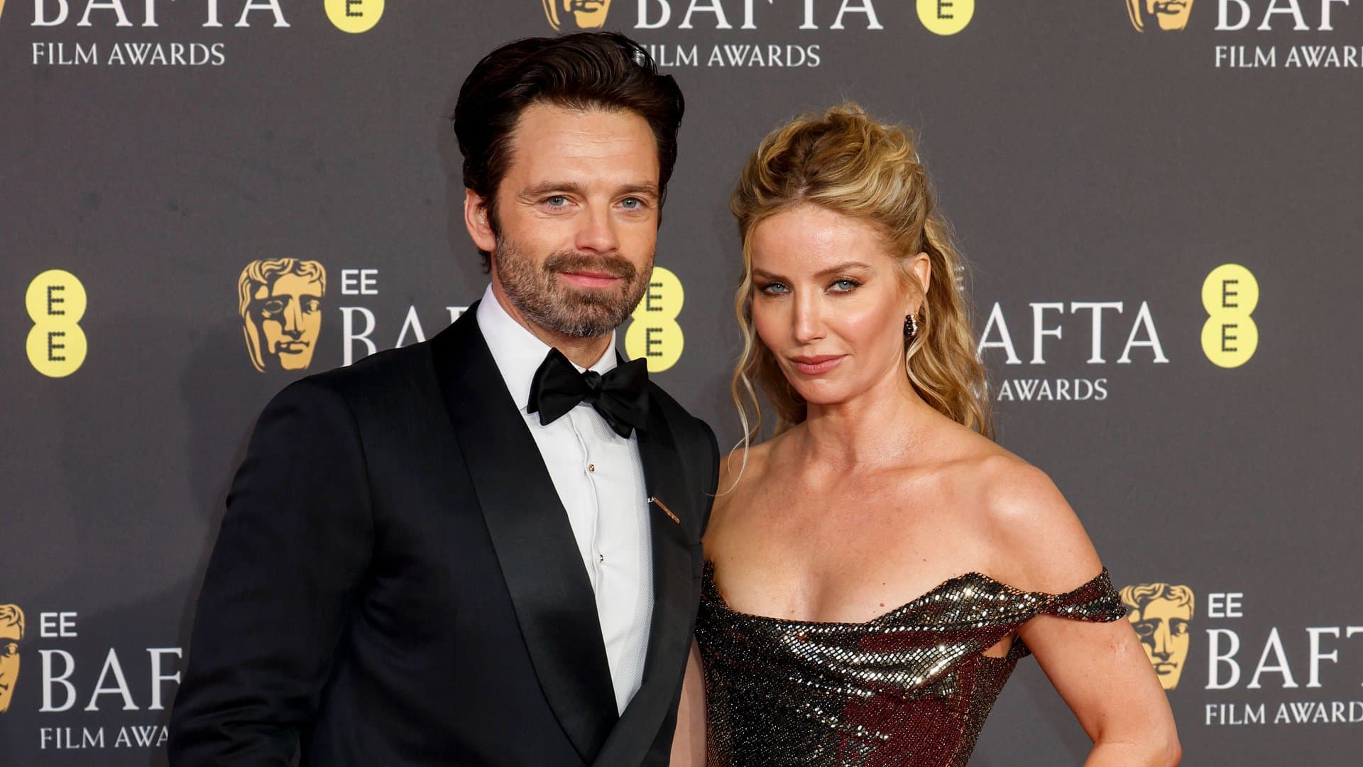 Sebastian Stan and Annabelle Wallis at the BAFTAs last year.