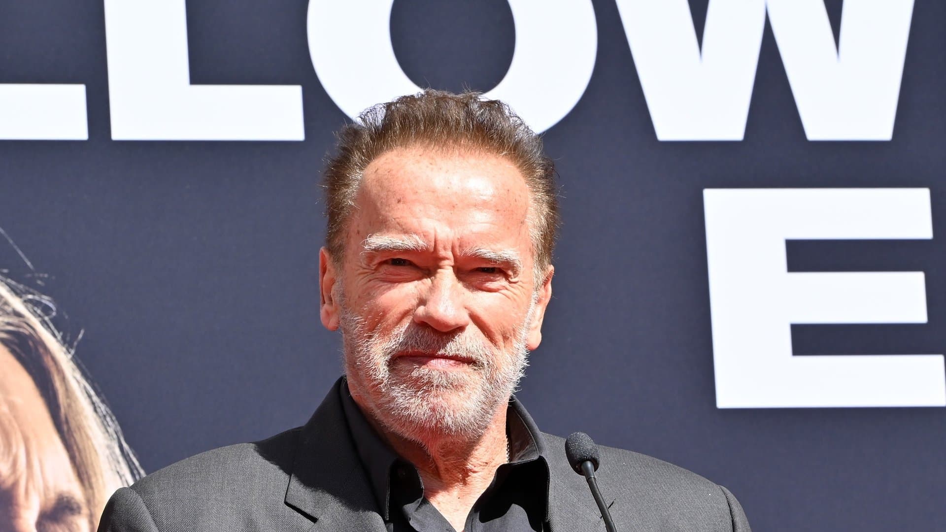 Arnold Schwarzenegger won't be knocked off his feet in a hurry.