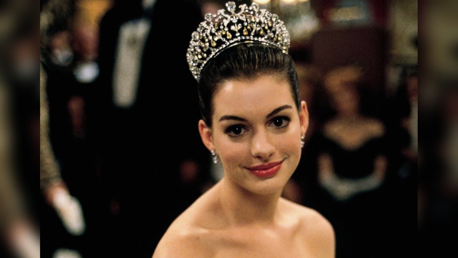 Anne Hathaway in "The Princess Diaries".