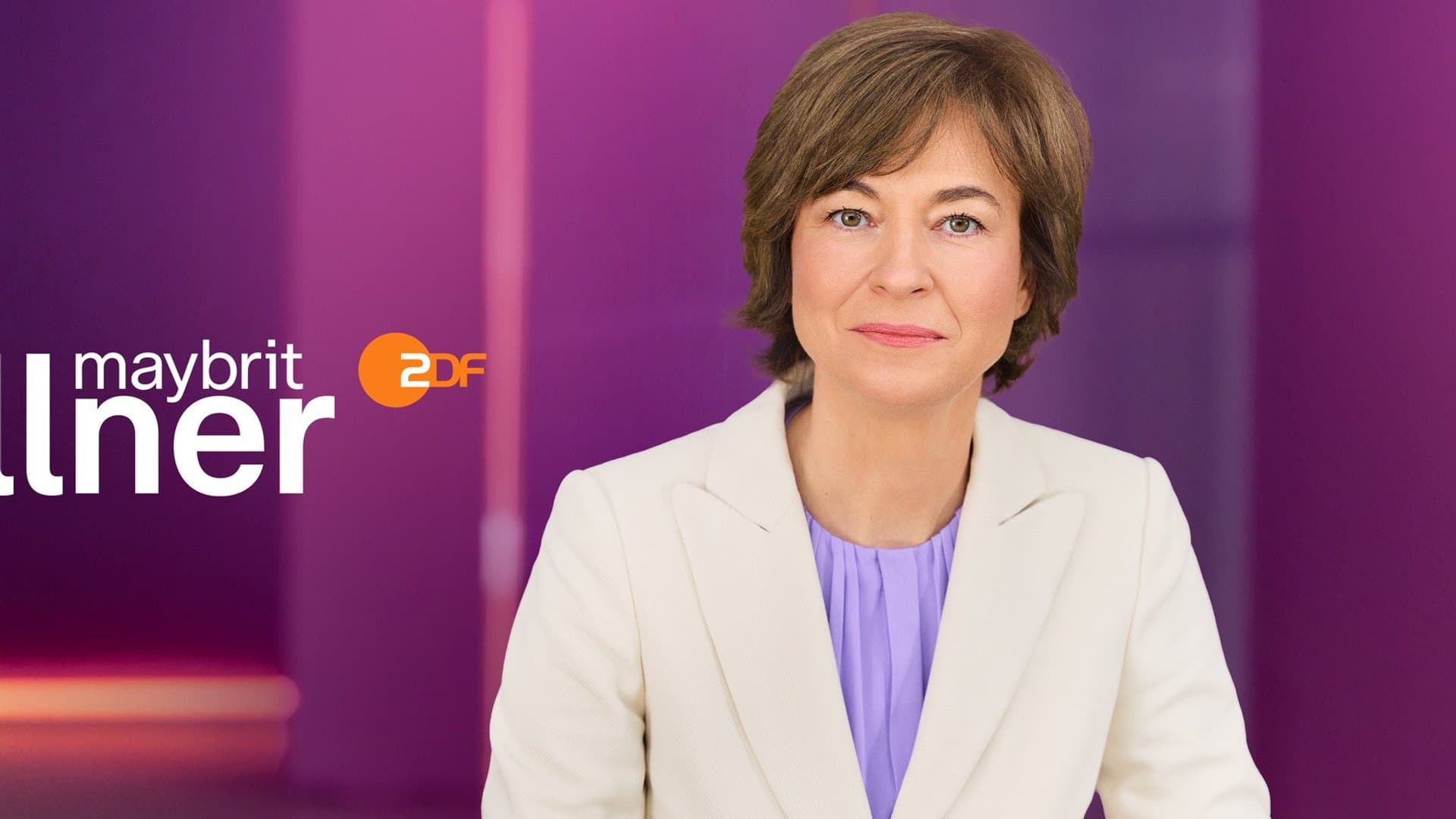 Maybrit Illner discusses with prominent guests on her ZDF talk show on Thursdays.